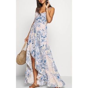 Free People Forever Yours Smocked Slip Dress Med